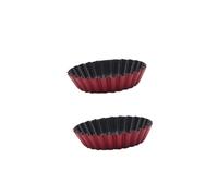 Mikinona 3 Pièces Moule à Flan Aux Œufs Réutilisable Antiadhésif Pour Cupcakes Et Puddings