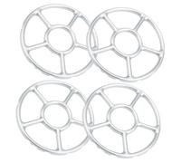 Mikinona 4pièces Anneaux De Mijotage Antidérapants Pour Cuisinière à Support Accessoire De Cuisine Pour Wok Et Casseroles