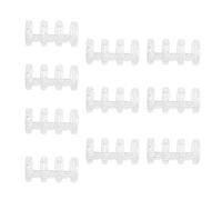 Mikinona Anneaux de Reliur Pratique et Facile à Utiliser e en Plastique 10 Pièces à Fermeture à Pression pour Classeur à Feuilles Mobiles pour Bureau et Scrapbooking
