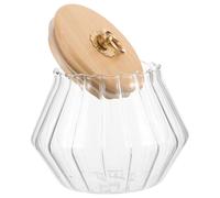 Mikinona Bocaux Verre pour Lessive Poudre Conteneur Multi-usage Couvercle pour Usage Sûr en Buanderie