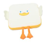 Mikinona Coussin Rehausseur Garçon Fille Épaissi Antidérapant pour Chaise Haute et Table Motif Canard Portable et Confortable pour Tout-petits