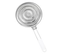 Mikinona Disque Relais Induction Support pour Casseroles Rond Double Couche en Acier Inoxydable Argenté Répartiteur de Chaleur Antidérapant pour Plaques à Induction et Gaz
