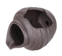 Mikinona Fontaine D'intérieur Circulation d'eau Oxygénation et Filtration en Céramique Marron Décor de Table Élégant pour Ambiance Zen et Vintage