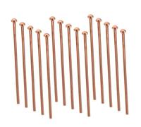 Mikinona Goujons de Soudure pour Réparation Métallique 500 Pièces 2 Mm | Goujons de Soudeuse, Fer Plaqué Cuivre, pour Carrosserie et Pare-chocs, Réparation Rapide en Atelier