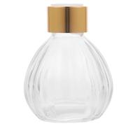 Mikinona Halloween Flacon Diffuseur de Parfum Citrouille en Verre 100ml | Pot à Parfum Rechargeable, Large Ouverture, Présentation de Parfums, Mini Bouquet de Table, Présent Couleur Aléatoire