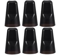 Mikinona Lot de 6 joints de bouteilles de vin avec bouchons anti-poussière - Bec verseur universel pour faux vin - Bouchon ménager pour prévenir les déversements et garder la bouche de la bouteille