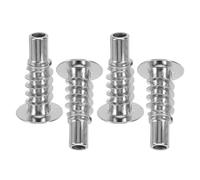 Mikinona Manchons de Charnière Accessoire de Remplacement Kit 4pcs en Alliage Argenté Construction Robuste et Résistante pour Appui-tête de Canapé pour Meubles à Domicile
