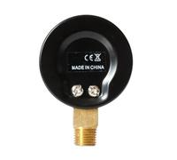 Mikinona Manomètre à Air Comprimé Haute Précision 0-11 Bar 0-160 Psi Boîtier Métallique et Marquages Clairs pour Gaz et Eau, Format Mini Compact