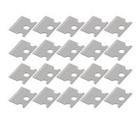 Mikinona Pince à sertir, dénudeuse et coupeuse 20Pcs Lames de pinces pour câbles réseau en acier carburé pour outil de sertissage, câble Ethernet et téléphone