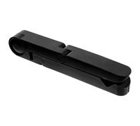 Mikinona Présentoir à Disques Vinyles Support de Bureau Robuste et Élégant Pliable en Plastique Noir pour Rangement Quotidien de CD et Vinyles
