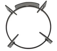 Mikinona Support de Poêle en Fer Noir Multi-fonctionnel Antidérapant Cuisine, Manique et Support de Grille de Poêle Robuste et Polyvalent