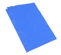 Mikinona Tapis adhésif de sol bleu imperméable - 30 feuilles - compatible avec roues de chariot et chaussures - usage en laboratoire et bureau - tapis antidérapant et absorbant 60x45cm
