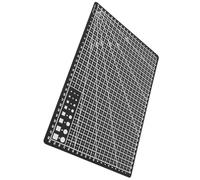 Mikinona Tapis de Découpe Noir A4 en PP Design Double Face et Base Antidérapante Adapté la Gravure Artistique Découpage