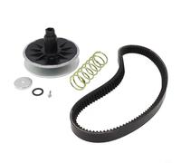 MIKMLYZE Kit poulie et courroie d'entraînement pour GX20006, GX20286, GX20287, compatible avec L100 L110 L120 LA110 LA120 X110 X120 D110 D120, 106,7 cm, 122 cm Remplacement du tracteur de pelouse