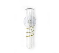 MIKMLYZE Pluviomètre à ventouse, tube à essai en plastique à suspendre, outil de mesure des précipitations, pour la maison, l'extérieur, la terrasse, la pelouse, 14 x 5,2 cm