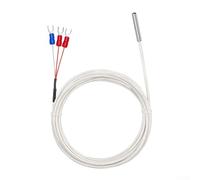 MIKMLYZE Sonde de capteur Pt100, thermistance en acier inoxydable 304 de haute précision, conception d'immersion étanche de -50 à 450 °C pour mesure industrielle (3 mètres)