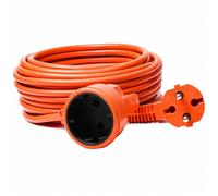 MIKONI Rallonge de 40 m, orange, rouleau de câble de jardin, câble d'alimentation