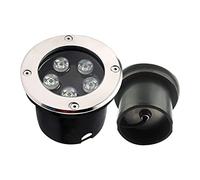 MIKOTR Basse Tension Spot LED Exterieur Encastrable IP68 eclairage sous Marin AC/DC 24V Spots LED encastrables au Sol pour extérieur, de Jardin, Autour de la Piscine(Blanc Chaud 3000K,9W)