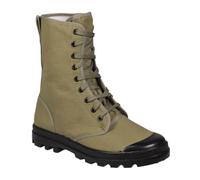 Mil-Tec Bottes de commando françaises en toile 9 trous Olive
