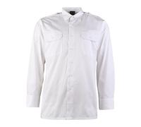 Mil-Tec Mixte Chemise À Manches Longues-10931007 Blouse, Blanc, L EU