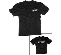 Mil-Tec Security, t-shirt XL Noir Noir