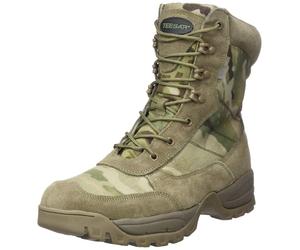 Mil-Tec - TACTICAL BOOT M.YKK ZIPPER Multicam, bottes d'intervention, outdoor, fermeture éclair,camo,camouflage