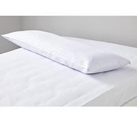Mila Rosa Raso LABRADO Taie d'oreiller, 100% Coton/Satin, Blanc, 65x65