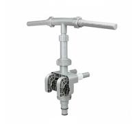 Milageto Buse Déversoir Piscine Montage Simple Sprinkler Piscine Rotation 360 Stream of Water, Gris