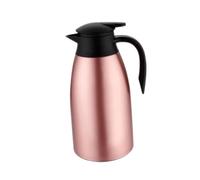 Milageto Carafe à café isotherme 2L, bouilloire, distributeur boissons, théière multifonction, pour la maison, le bureau ou le salon, or Rose