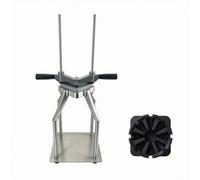 Milageto Coupe-Frites Tête Amovible Rapi Pression Manuelle vers le Bas, Compact, Usteile, pour Cuisine, Professionnels, 8 Talon