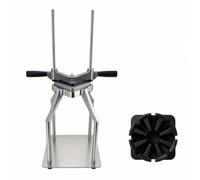 Milageto Coupe-Frites Tête Amovible Rapi Pression Manuelle vers le Bas, Compact, Usteile, pour Cuisine, Professionnels, 4 Talon