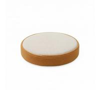 Milageto Coussin Sol Rond Naturel Pouf Rond, Diamètre 60 Cm, Hauteur 10 Cm, Color to 2