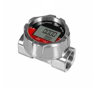 Milageto Débitmètre à Débitmètre Électronique Compteur de Débit Mesure Numérique Protection IP66 Résistant à la Chaleur et à, Débitmètre À Turbine En Alliage D Aluminium Étanche Et Antidéflagrant