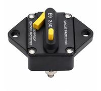 Milageto Disjoncteur DC Compact Disjoncteur Réarmement Manuel Robuste Protecteur Surintensité Interrupteur pr Pile, Marin, Style C