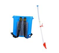 Milageto Épandeur d'engrais Manuel 25L, Outil de semis de Jardin, Distributeur d'engrais, épandeur d'engrais Polyvalent pour l'agriculture, Un Seul Trou