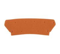 Milageto Headgear Liner Bandeau Casque Doublure Coussin Front Pad Front Laine Retardatrice avec Trou de Positionnement Adaptée aux Chantiers Sécurité au Travail Bricolage, Orange, 20-3800