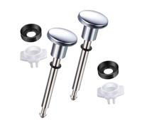 Milageto Kit de Réparation de Bec de Baignoire avec Inverseur, Réparation de Robinet de Baignoire, Installation Facile, Barrières de Douche Standard En Métal, Argent