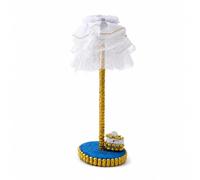 Milageto Lampadaire Miniature Vintage Lampadaire Maison Poupée Élégant Luminaire pour Collectionneurs