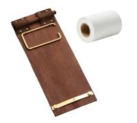 Milageto Menu Clip Tableau Mémo Murale Porte Menu Support Papier Rouleau Affiche Rouleau Lisse pour Notes et Listes Objet Décoratif et Utilitaire Adapté aux, Blanc