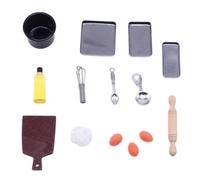 Milageto Mini Rleau à Pâtisserie F en Plastique Accessoire Pâtisserie Miniature Non Toxique Accessoires Miniatures pr Jeu D'imitation, Style B