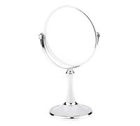 Milageto Miroir de Maquillage Double Face à Grossissement 1X/3X, Pivotant, pour Coiffeuse, Rond