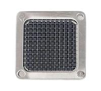 Milageto Pièces pour Coupe-pomme de Terre Ensemble Accessoires de Coupe Pommes de Terre Aluminium Trancheuse Râpe Multifonction Outil à Légumes Fruits Adapté P, 0.7cmx0.7cm