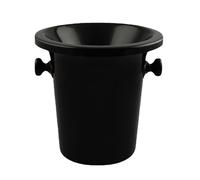 Milageto Seau à Glace Carafe à Vin Récipient à Cracher Seau à Boissons Poignée Ergonomique Grande Ouverture En Matériau Pp Adapté pour Dégustation Professionne, L