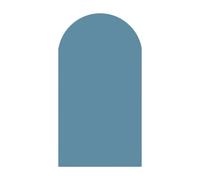 Milageto Sticker en Forme d'Arche, Autocollant Amovible en PVC, Décoration Bohème, Décor Murale Arch Adhésif, Papier Peint Géométrique pour Chambre d'Enfant, Salle de Bain, Salon, Bleu