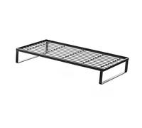 Milageto Stoves Top Cover Multifonction Cuisine Couverture Protection Gazinière Acier Rack de Rangement à Induction Plateau Accessoires Poêles Surface Lisse, Noir, M Hauteur