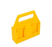 Milageto Support Portable Bloc d'alimentation Plastique Moulé d'alimentation Lithium Installation Facile Boîtier, Jaune