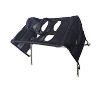 Milageto Table Toiltage pr Léger | Table Toiltage Pliable à Cadre Métallique, Durables, pr Brosge s Ongles, Noir