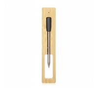 Milageto Thermomètre de Cuisine Connecté Sonde sans Fil Thermomètre Alimentaire Thermomètre Barbecue Thermomètre Viande Aide au Suivi de Cuisson Indication de, Sonde Courte, Aiguille Unique