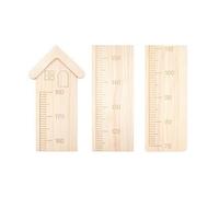 Milageto Toise Enfant Règle Murale Mesure Taille Décoration Murale Bois Maison Gravée de 70 Cm à 180 Cm Bois Épais 8 Mm Installation sans Outils Adaptée à la Chambre Bébé le Suivi de Croissance