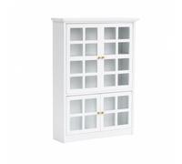 Milageto Vitrine Ppées Panneaux tes Polyvalent Meuble D'exposition Miniature en MDF Compact pr Scènes Miniatures, Modélisme DIY,